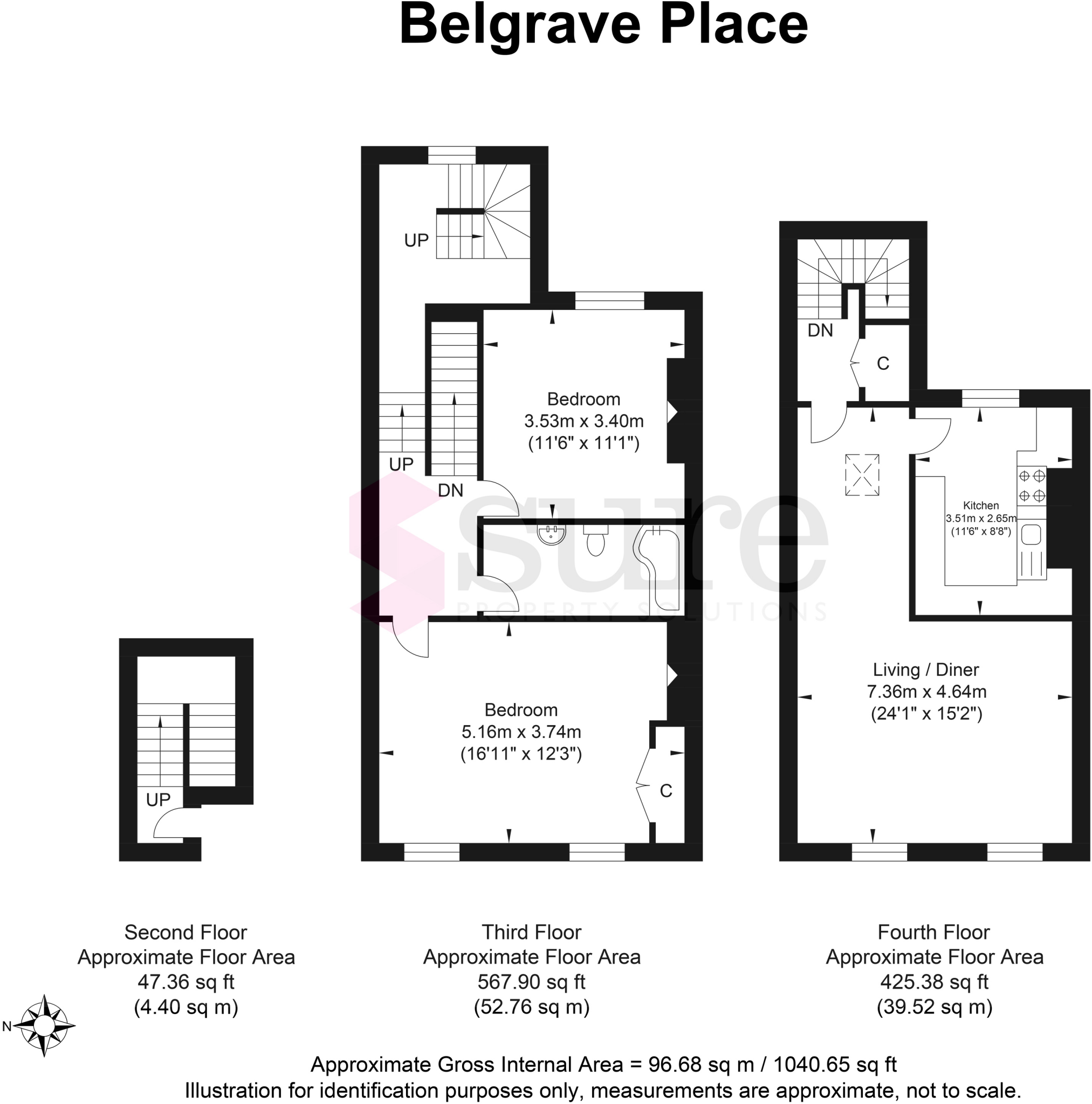 Belgrave Place, Brighton floorplan