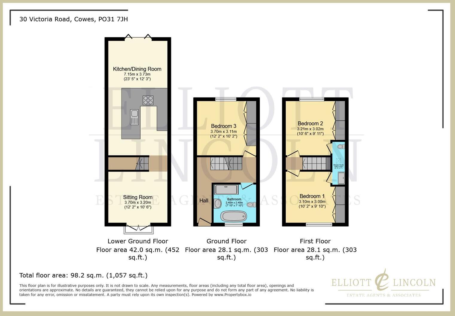 Victoria Road, Cowes floorplan