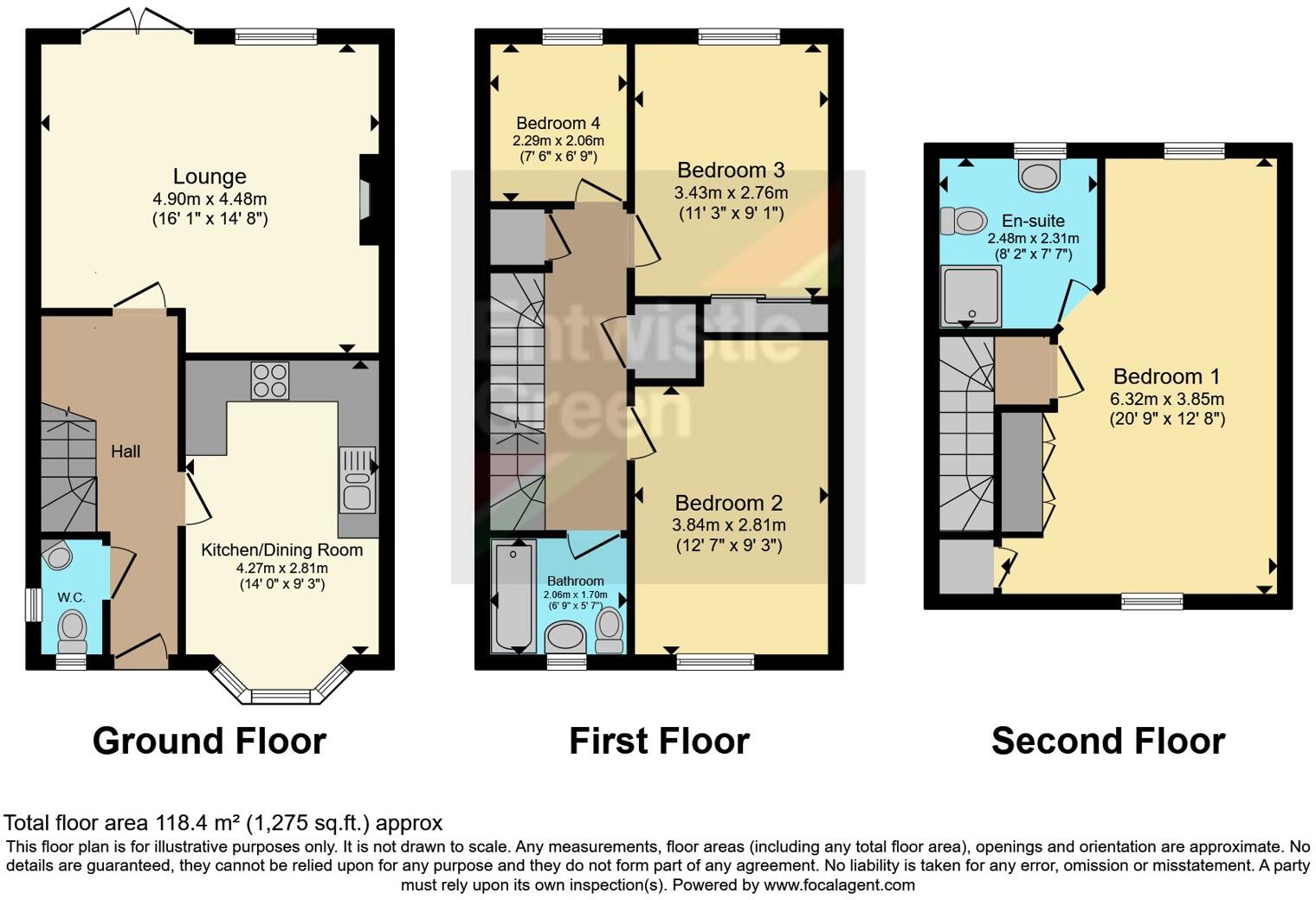 Bretton Avenue, WARRINGTON, Cheshire, WA1 floorplan