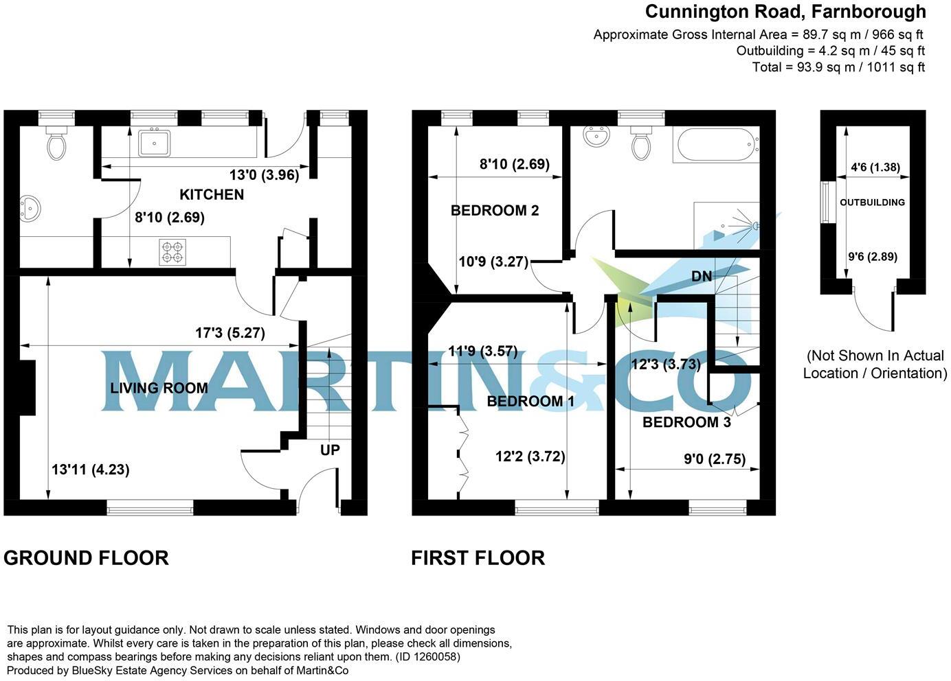 Cunnington Road, Farnborough floorplan