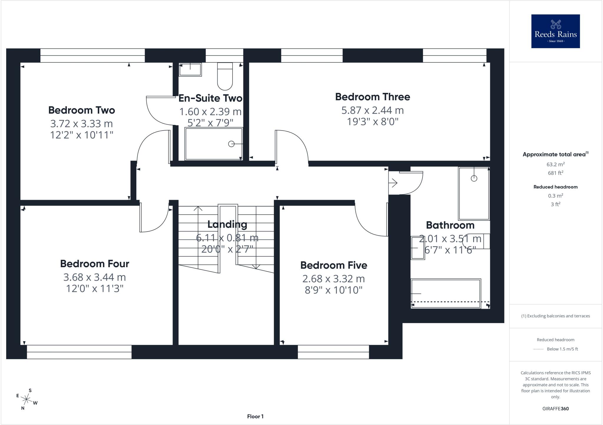 Wingate Croft, Wakefield, West Yorkshire, WF2 floorplan
