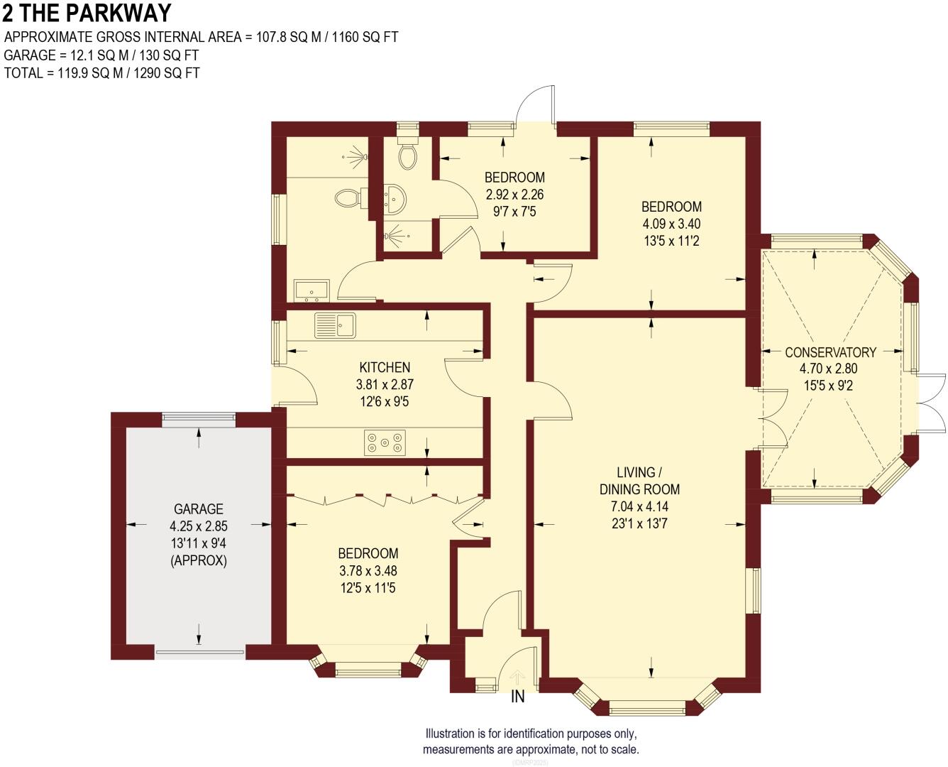 The Parkway, Darley Dale, DE4 2FW floorplan
