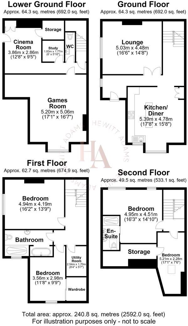 Balls Road, Oxton, Wirral floorplan