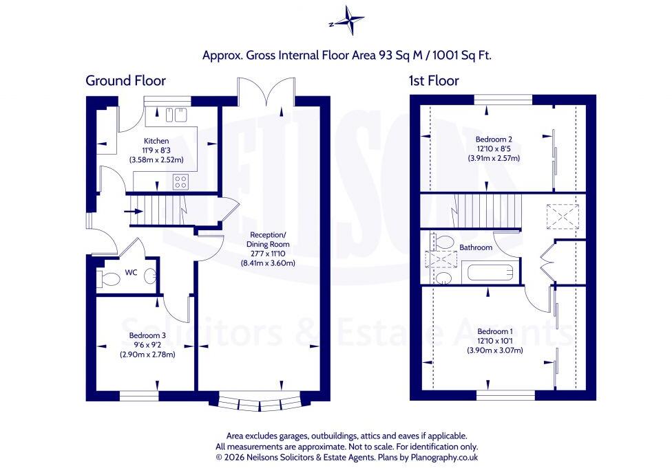 46 Skeltiemuir Avenue, Bonnyrigg, EH19 3PX floorplan