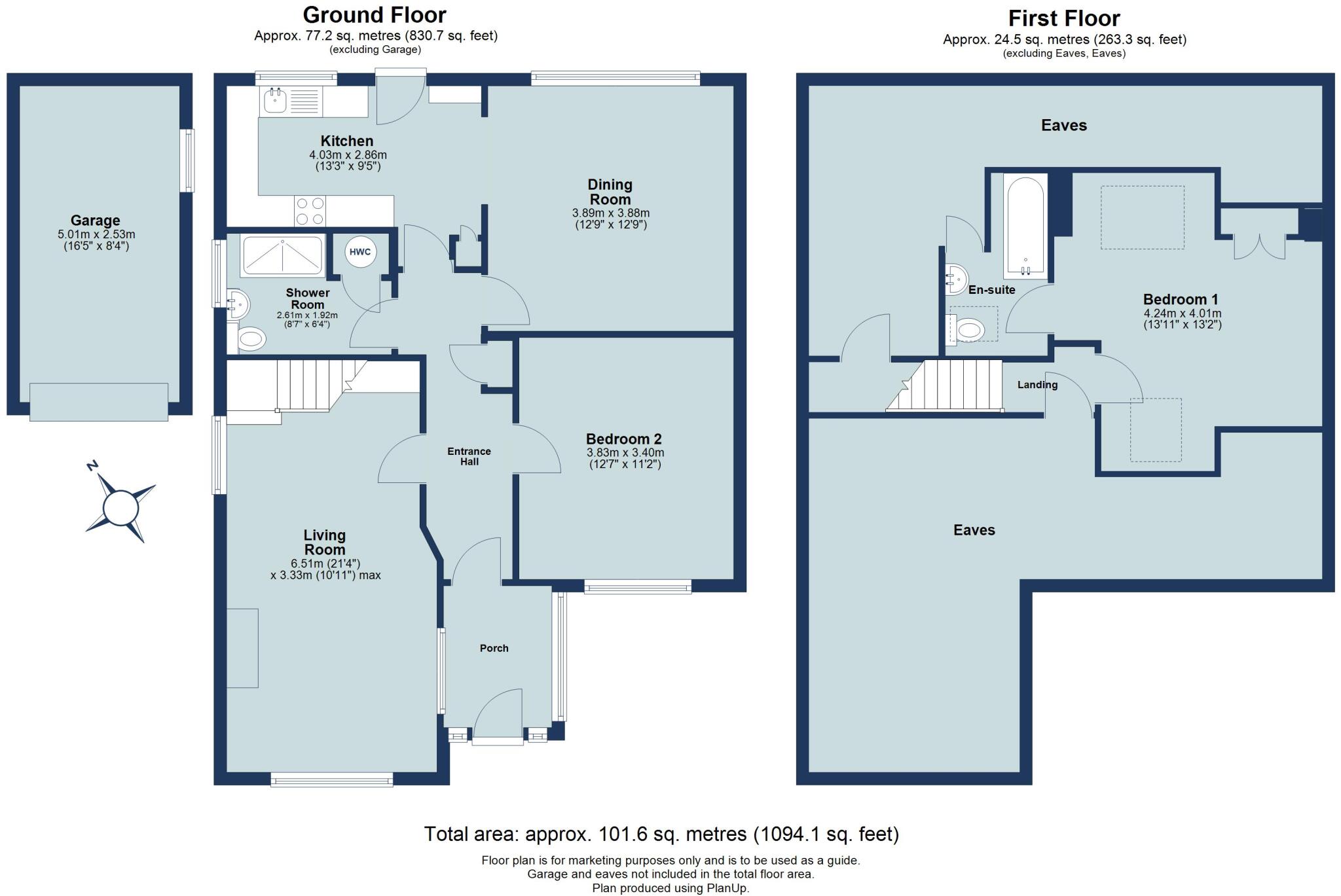 Netherway, St. Albans, Hertfordshire, AL3 floorplan