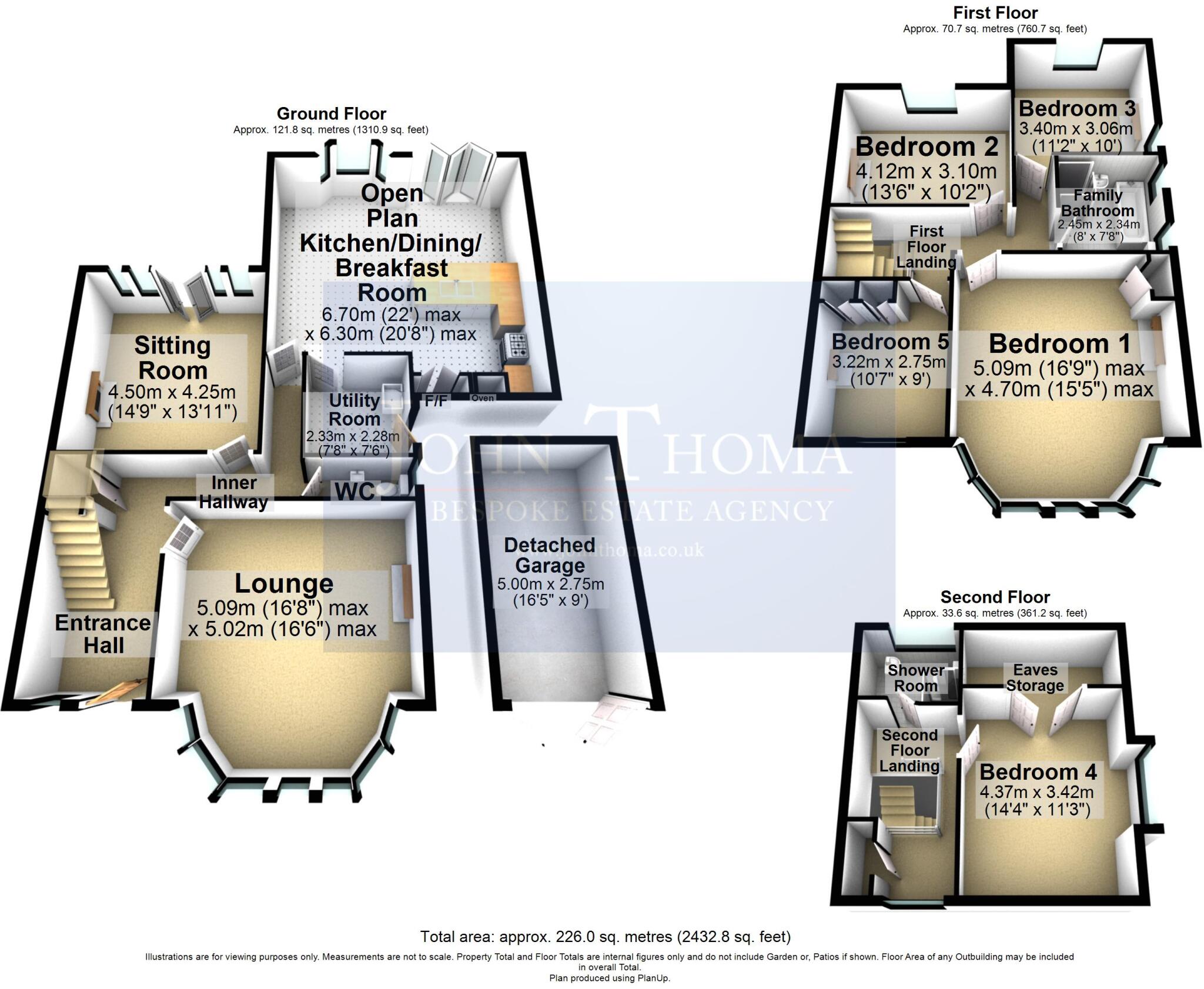 Monkhams Avenue, Woodford Green, Essex, IG8 floorplan