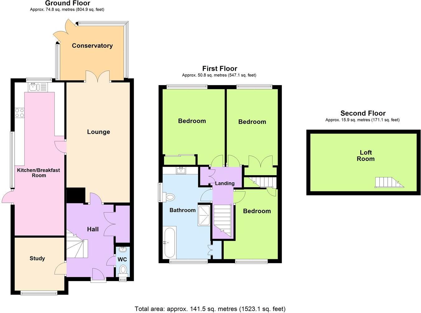 Tudor Way, Wickford floorplan