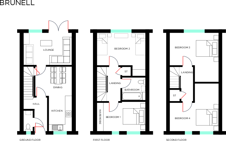 Bennett Close, Cribbs Causeway, Bristol, BS10 floorplan