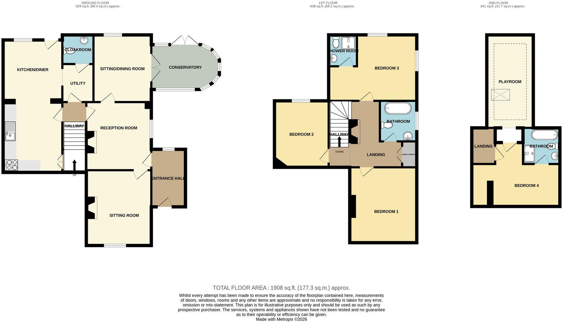 Nynehead, Wellington, TA21 floorplan