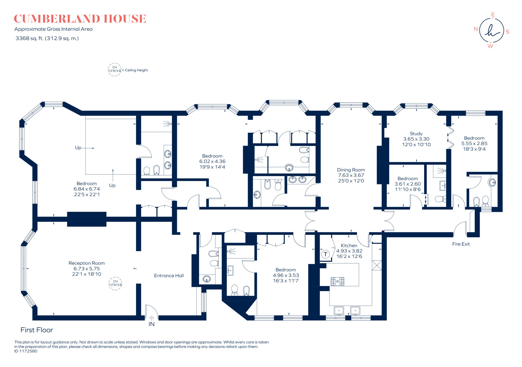 Kensington Road London W8 floorplan