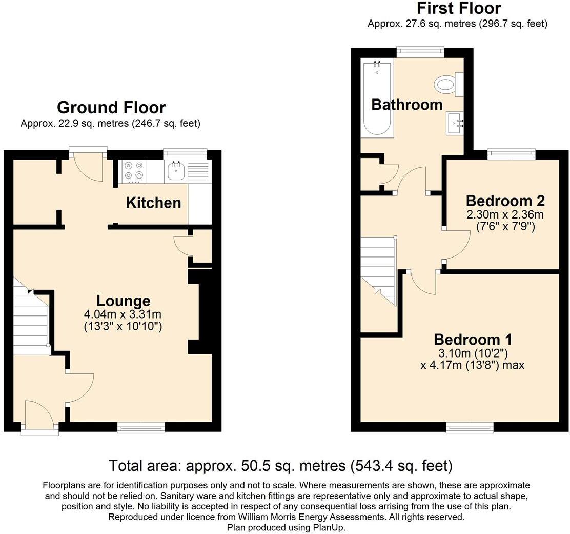 Bennar, Pentre'r Efail, Harlech floorplan
