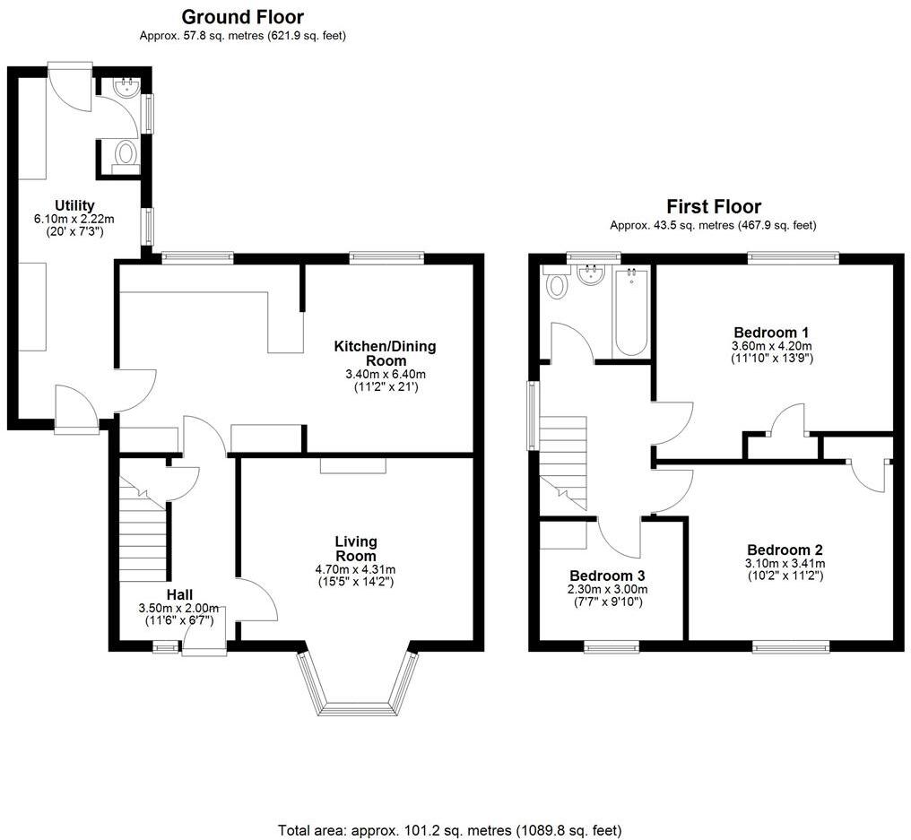 Mereside, Springfield, Shrewsbury floorplan