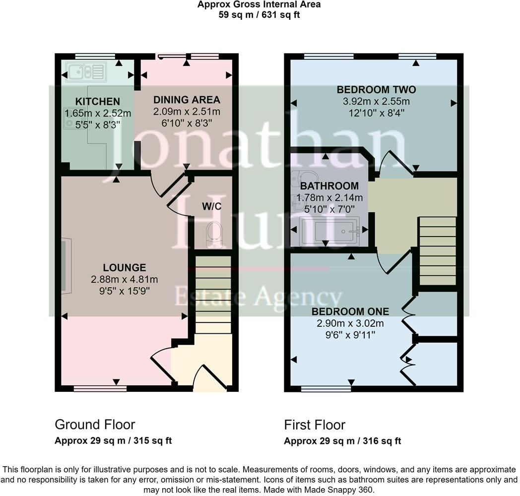 Peasmead, Buntingford floorplan