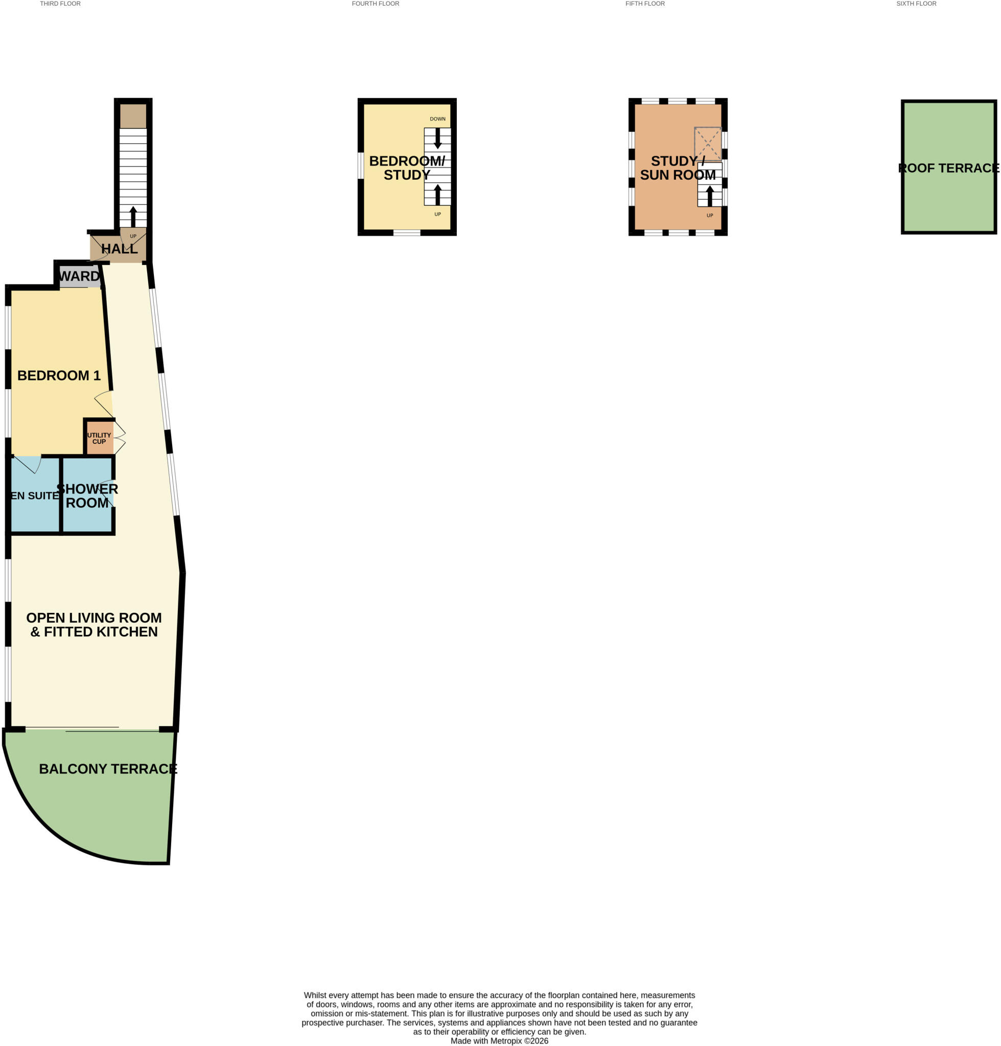 The Penhouse, 28 The Old Fire Station, Copenhagen Street floorplan
