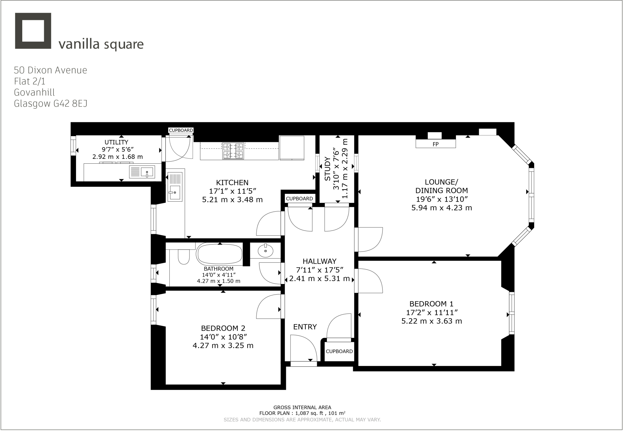 Dixon Avenue, Strathbungo floorplan