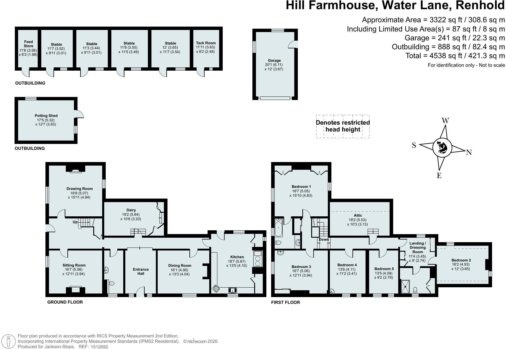 Water Lane, Renhold, Bedfordshire, MK41 floorplan