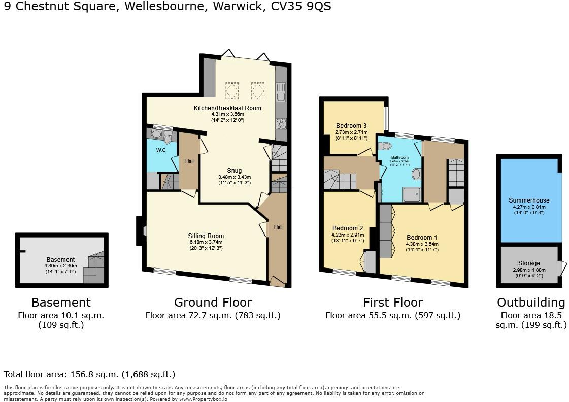 Chestnut Square, Wellesbourne floorplan