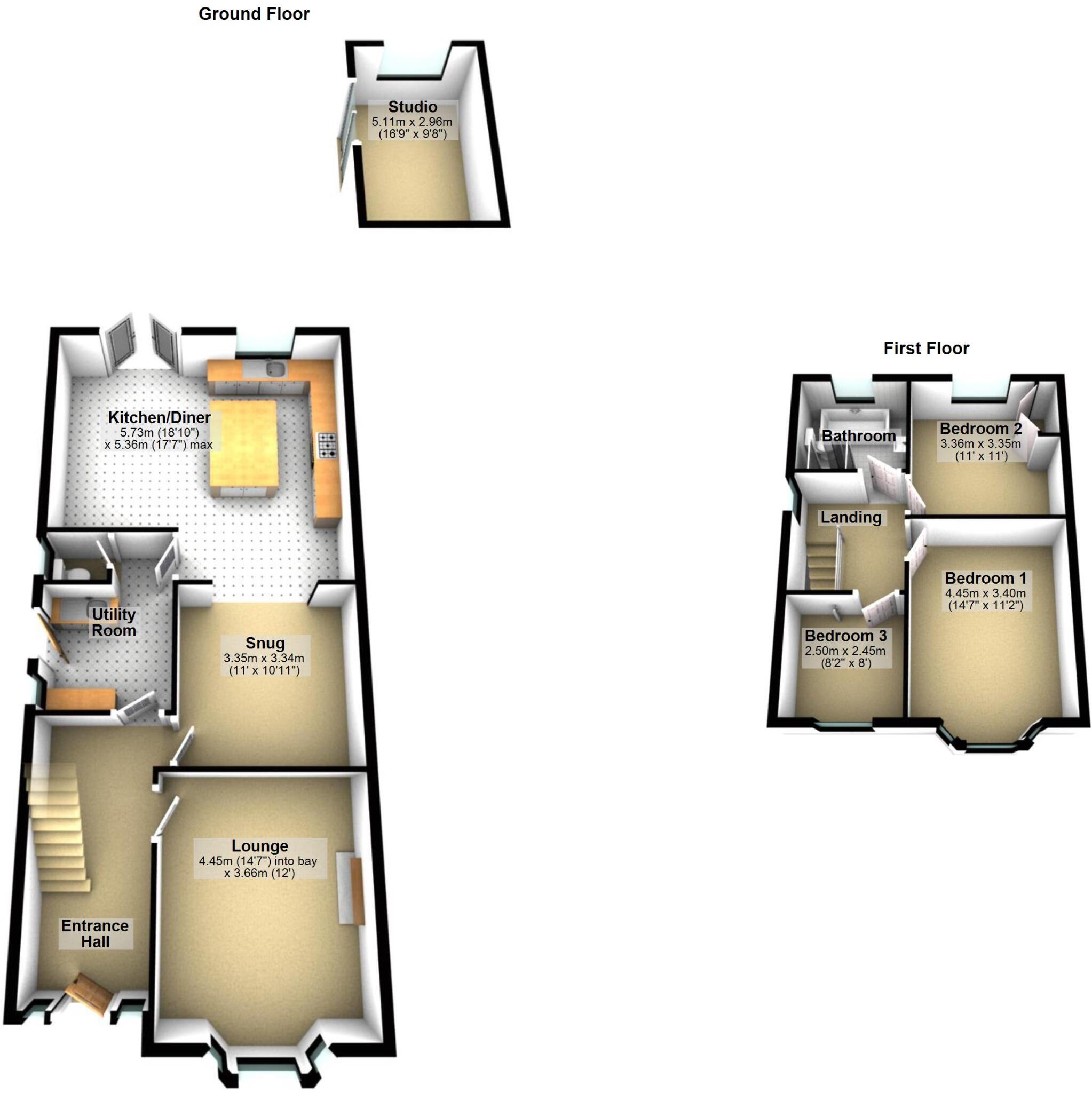 Clapgate Lane, Ipswich, Suffolk, IP3 floorplan