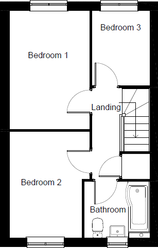 The Whitby Plot 151 Roman Gate, Flavian Road, Lincoln, LN2 floorplan