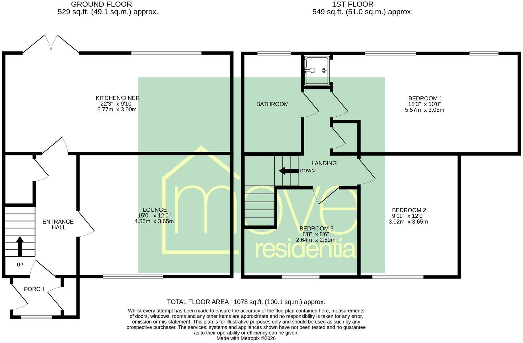 Pooltown Road, Whitby, CH65 floorplan