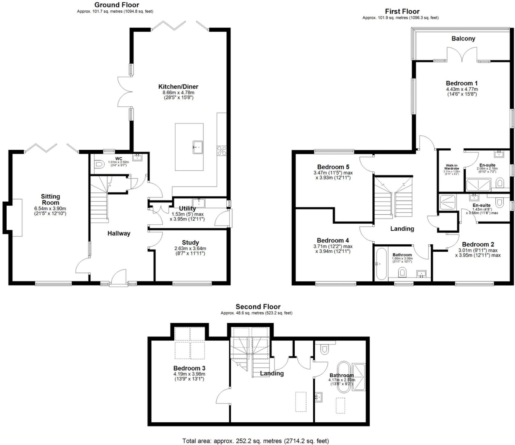 Sutton Lane, Sutton cum Lound, Retford, Nottinghamshire, DN22 floorplan