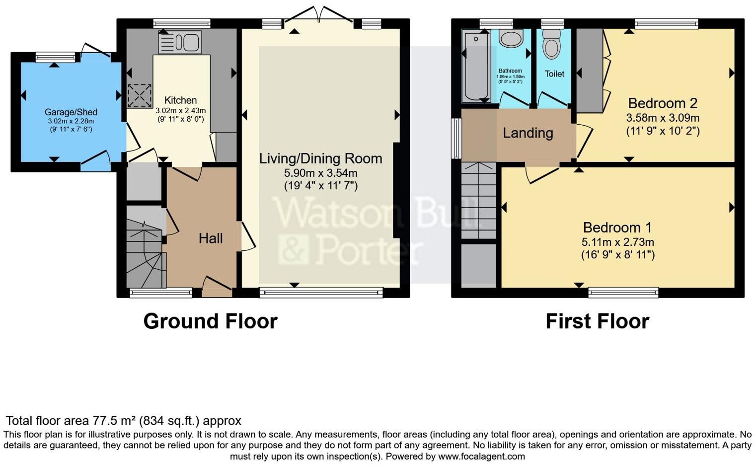 Miller Close, Newport, Isle of Wight, PO30 floorplan