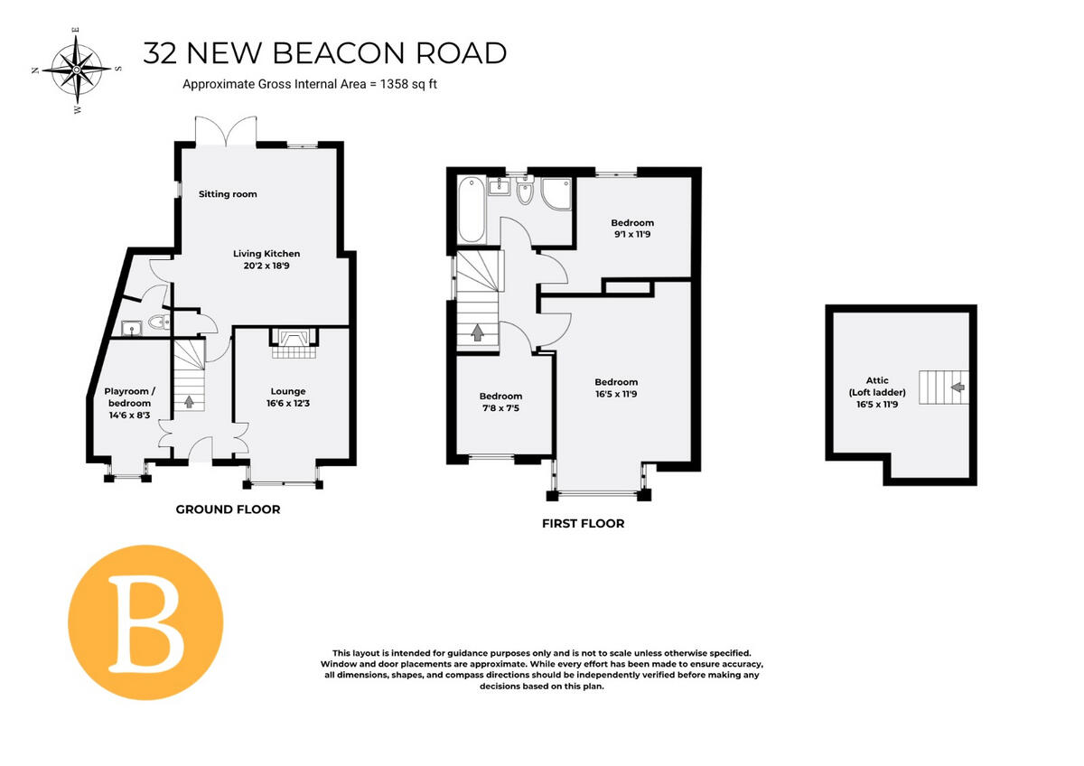 32 New Beacon Road, Lincolnshire NG31 9JX floorplan