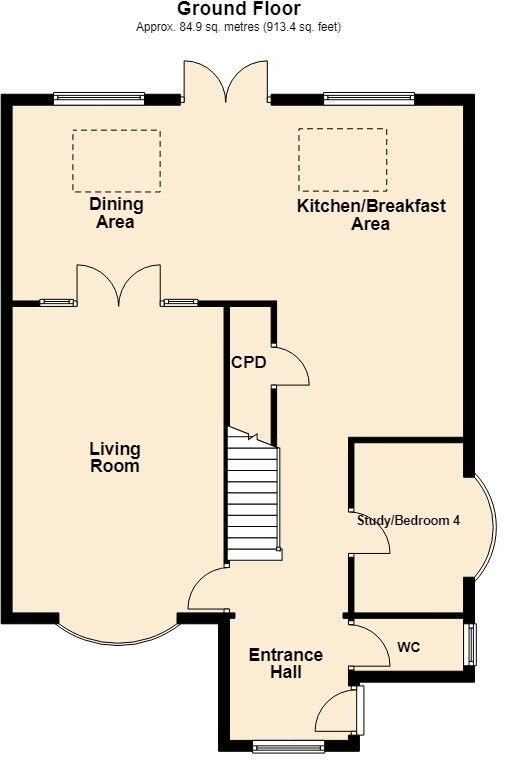 Monroe Close, Alverstoke, Gosport PO12 2RT floorplan