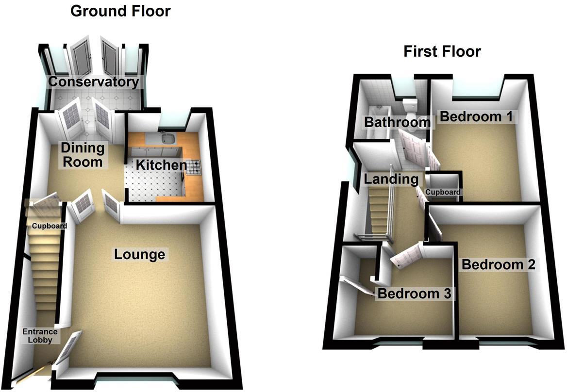 Oakham Gardens, North Shields floorplan