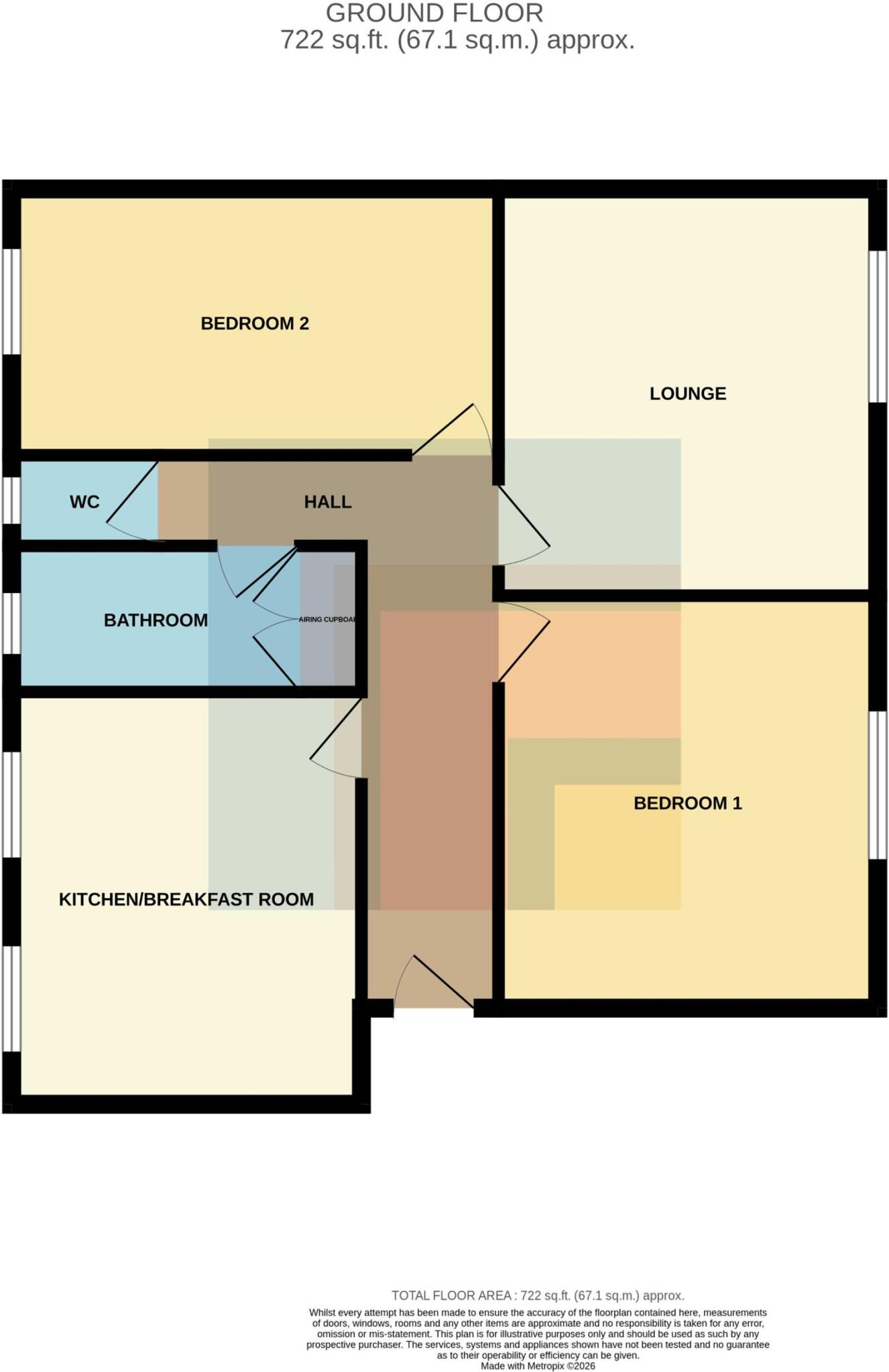 York Court Maes-yr-Awel Radyr Cardiff CF15 8AX floorplan