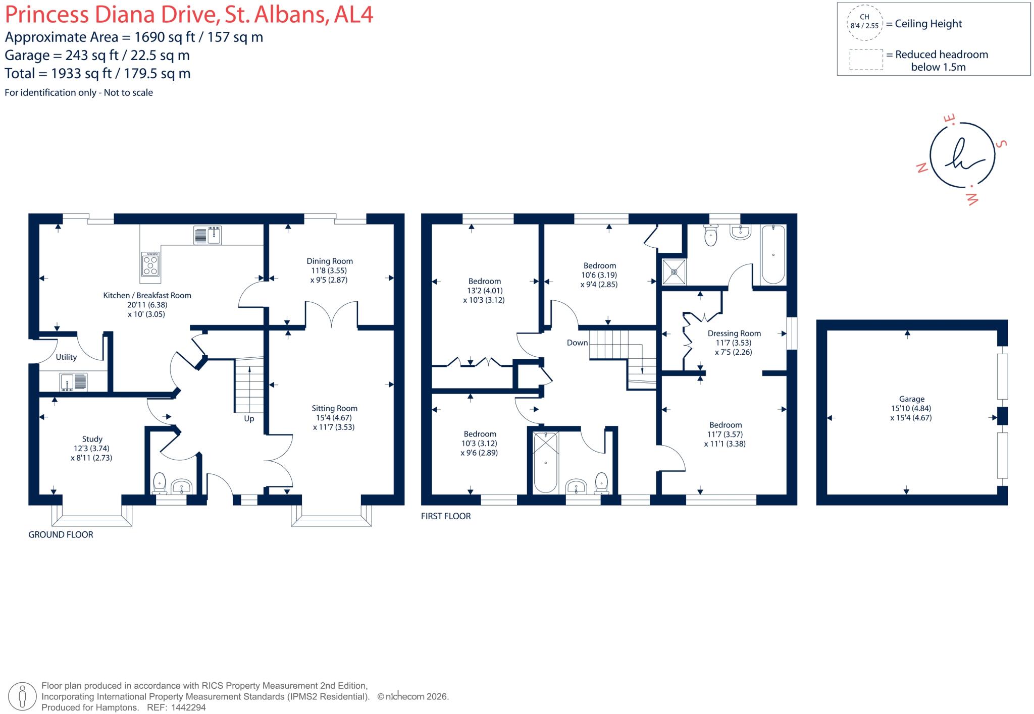 Princess Diana Drive St. Albans AL4 floorplan