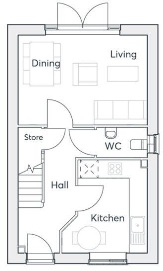 Baldwin Drive, NP19 4DW, UK floorplan