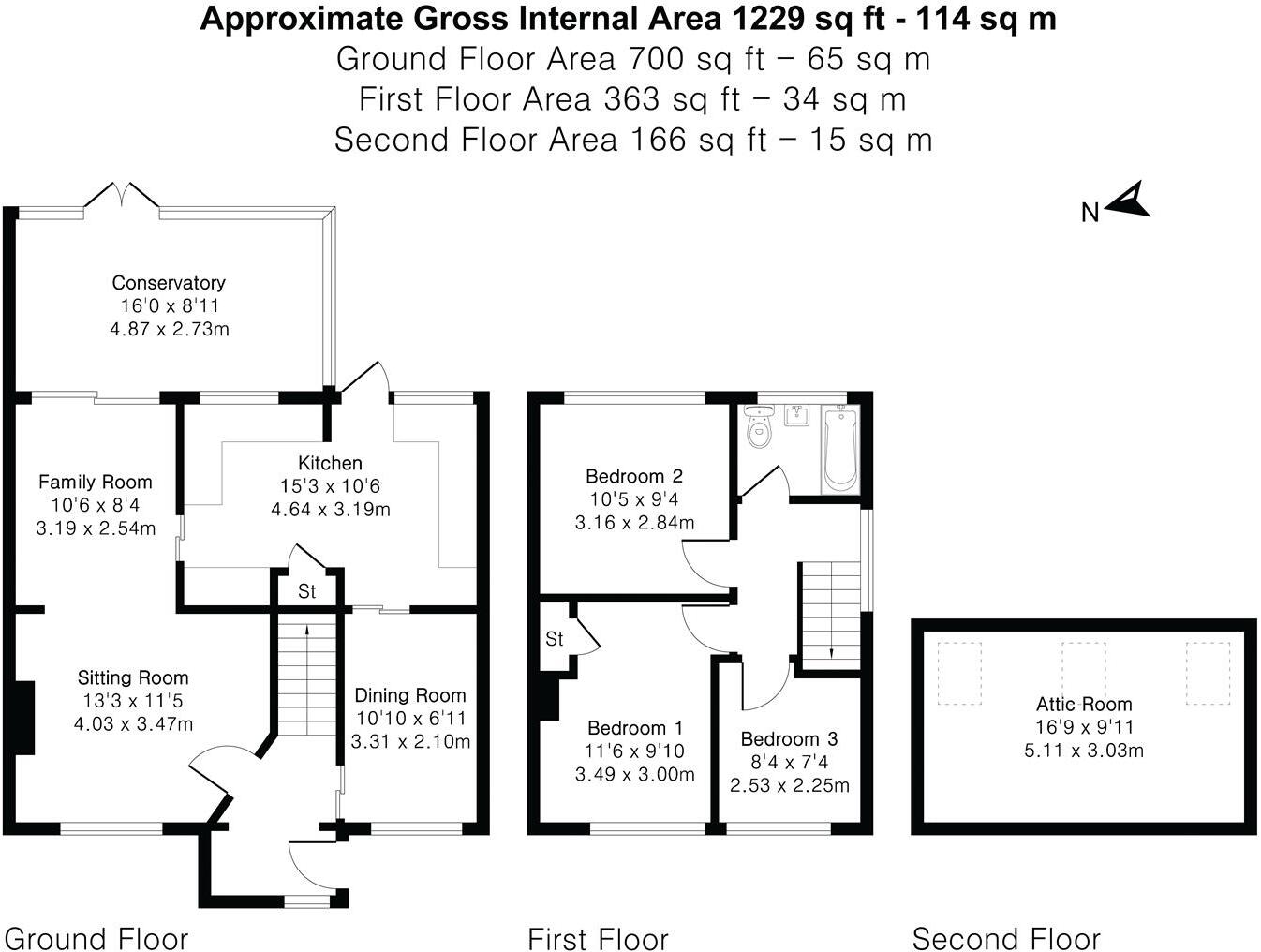 Harvey Way, Saffron Walden floorplan