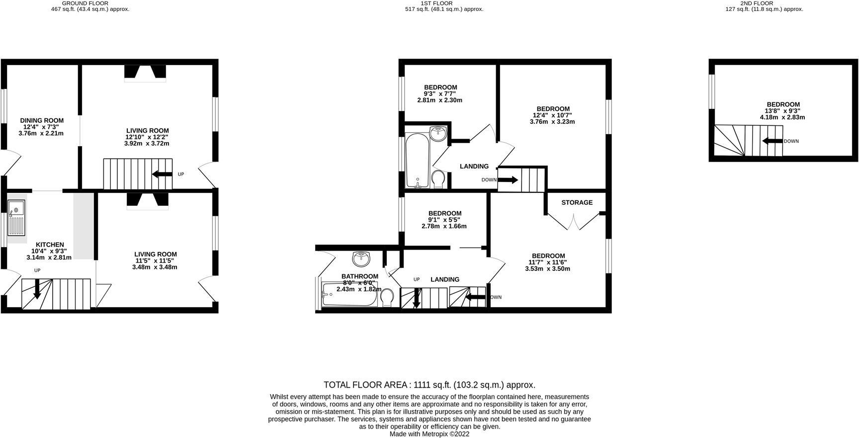 Church Street, Rhayader floorplan