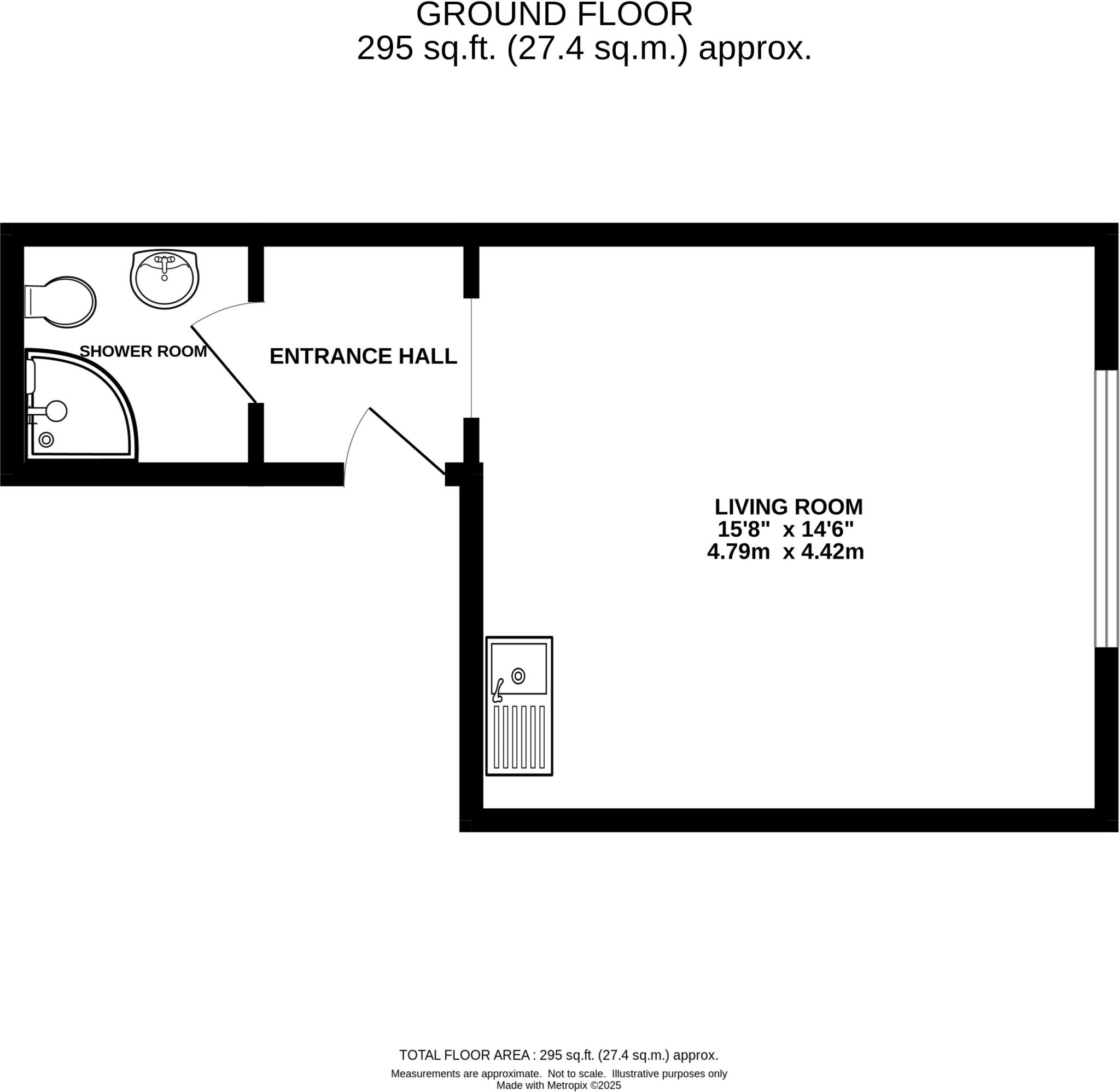 Flat 11, 127 Castle Hill, Reading, Berkshire RG1 7SY floorplan