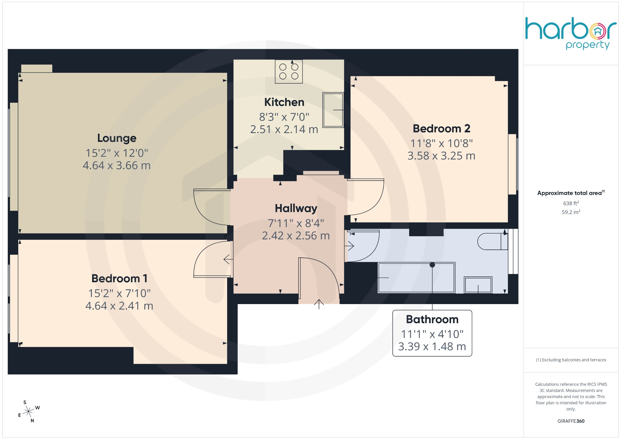 Meadowpark Street, Dennistoun, Glasgow, G31 2RU floorplan