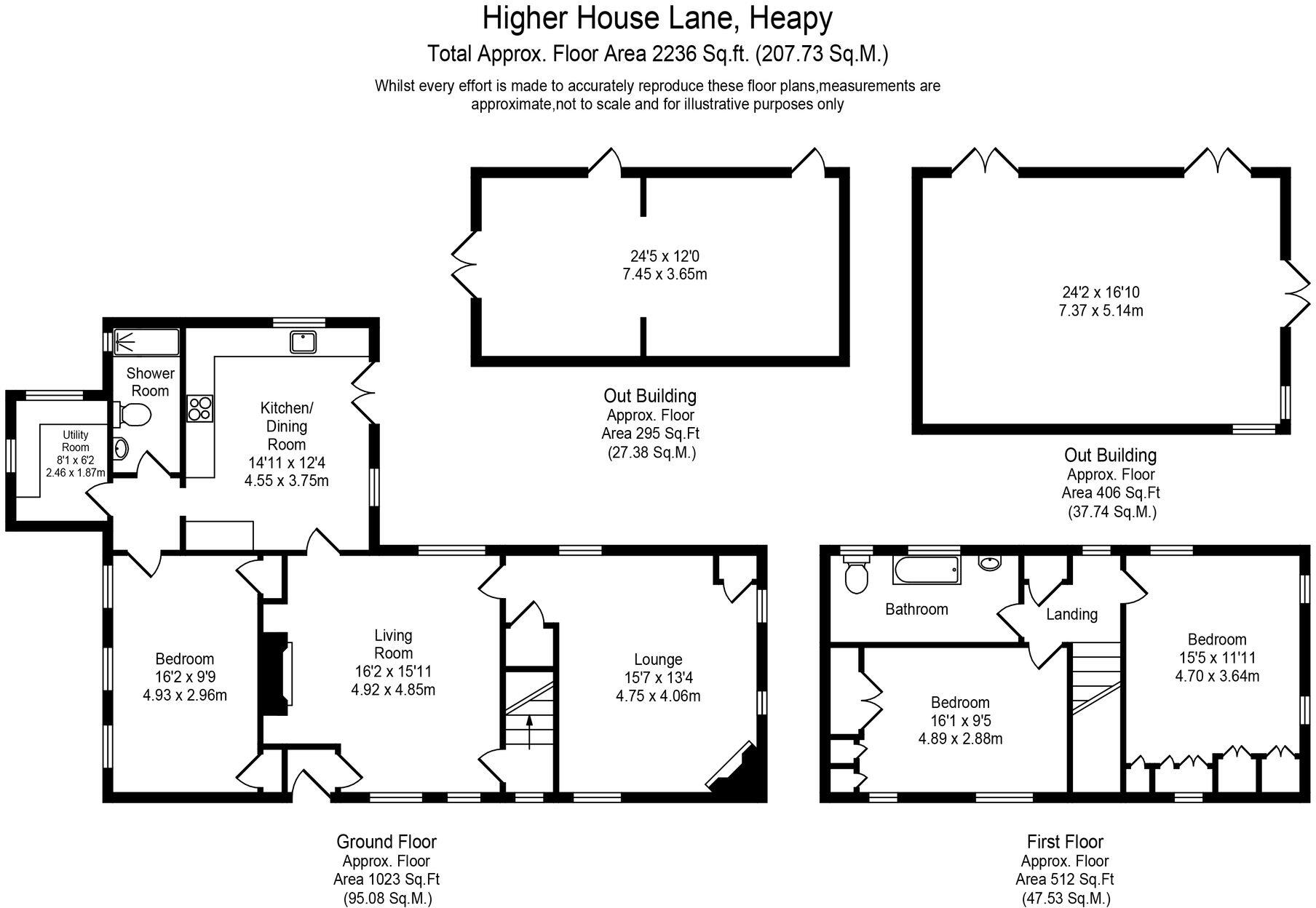 Higher House Lane, Heapey, PR6 floorplan