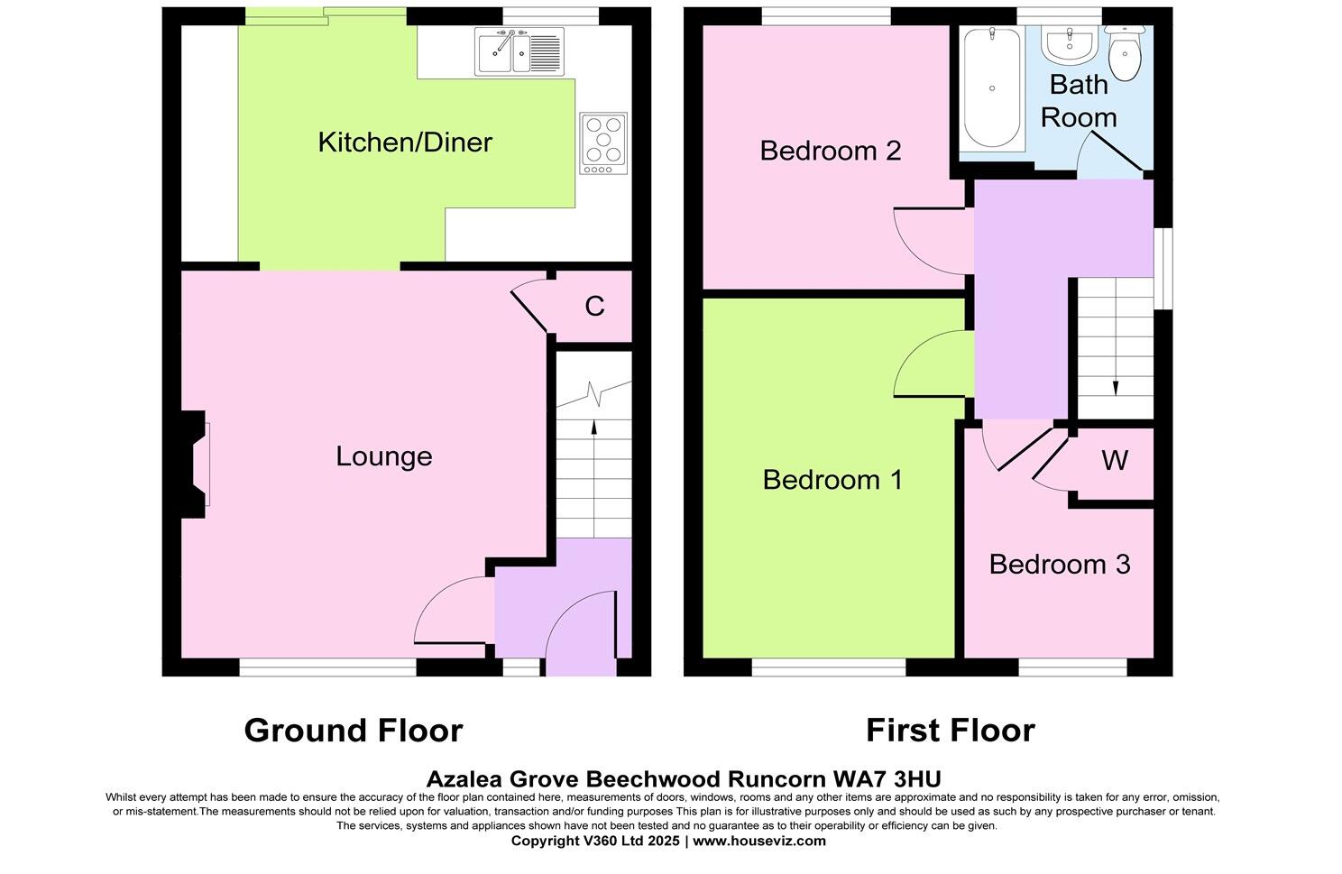 Azalea Grove, Beechwood, Runcorn, WA7 3HU floorplan