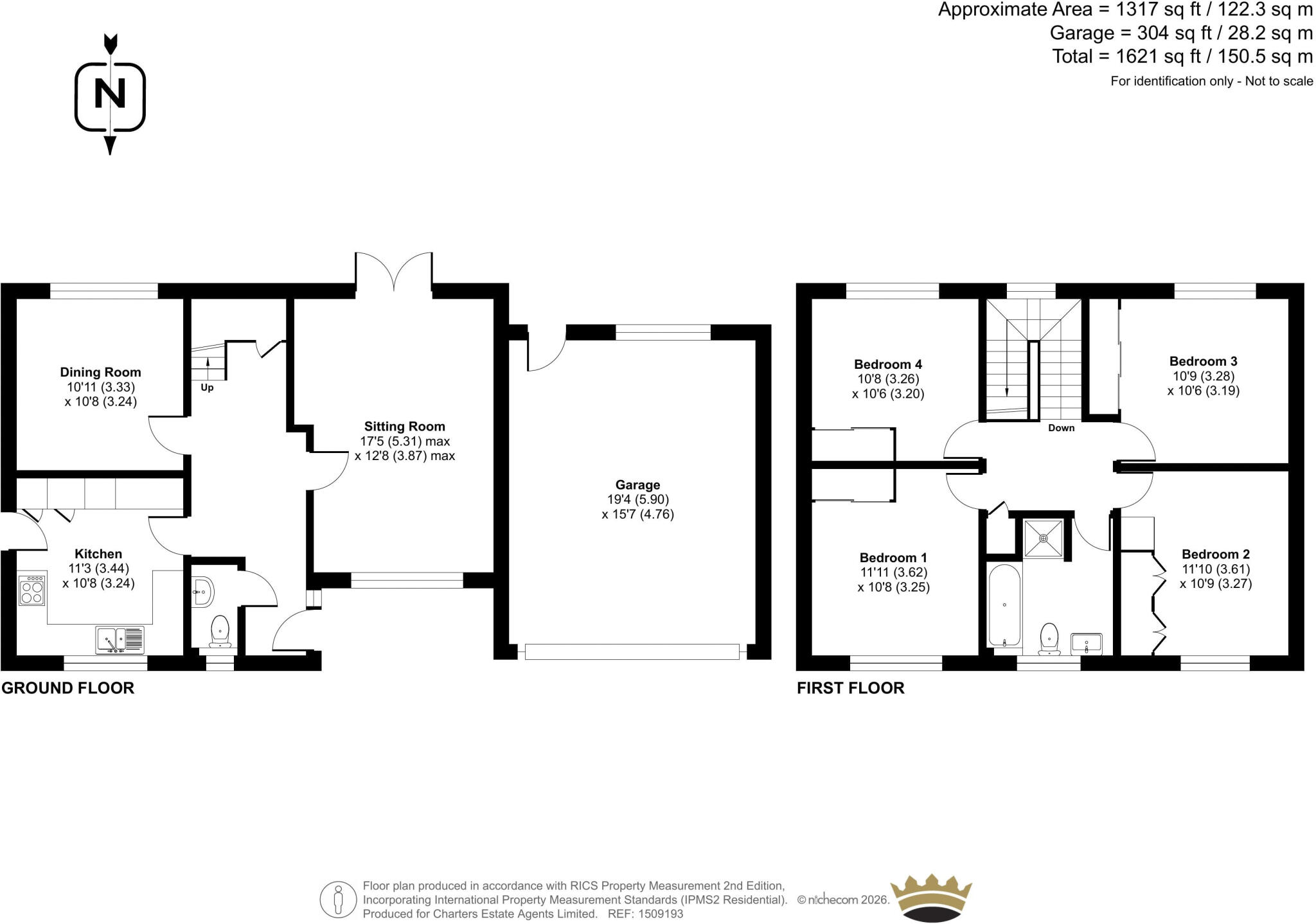 Reeves Close, West Wellow, Romsey, Hampshire, SO51 floorplan