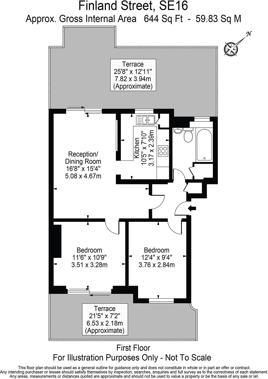 Finland Street, London, SE16 floorplan