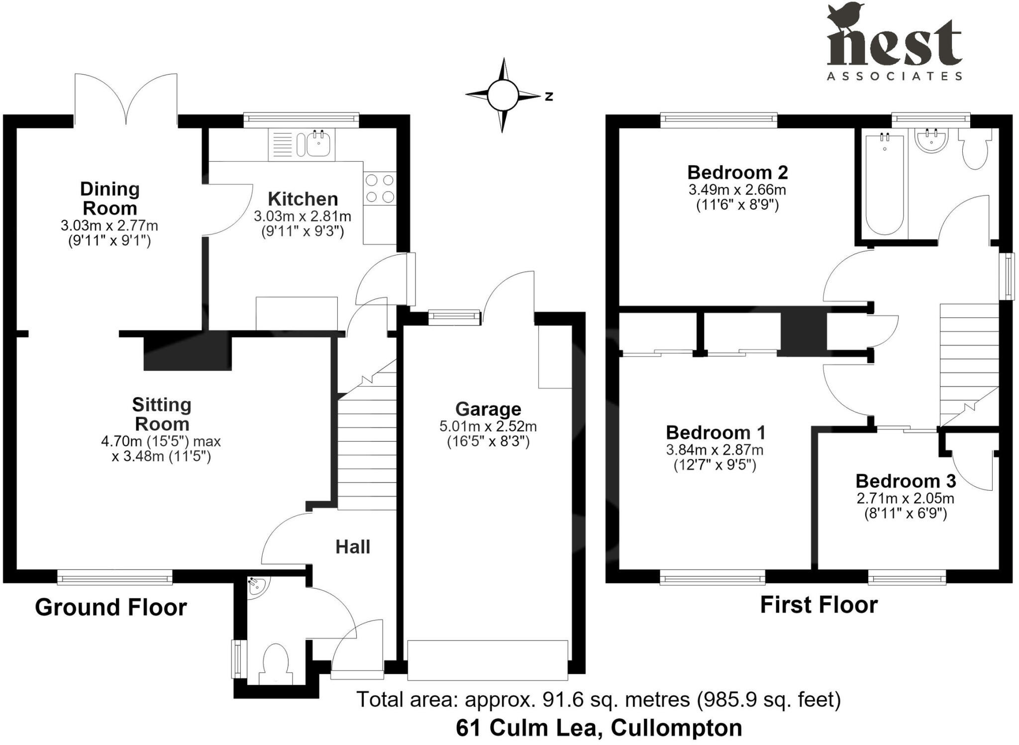 Culm Lea, Cullompton, Devon, EX15 1NJ floorplan