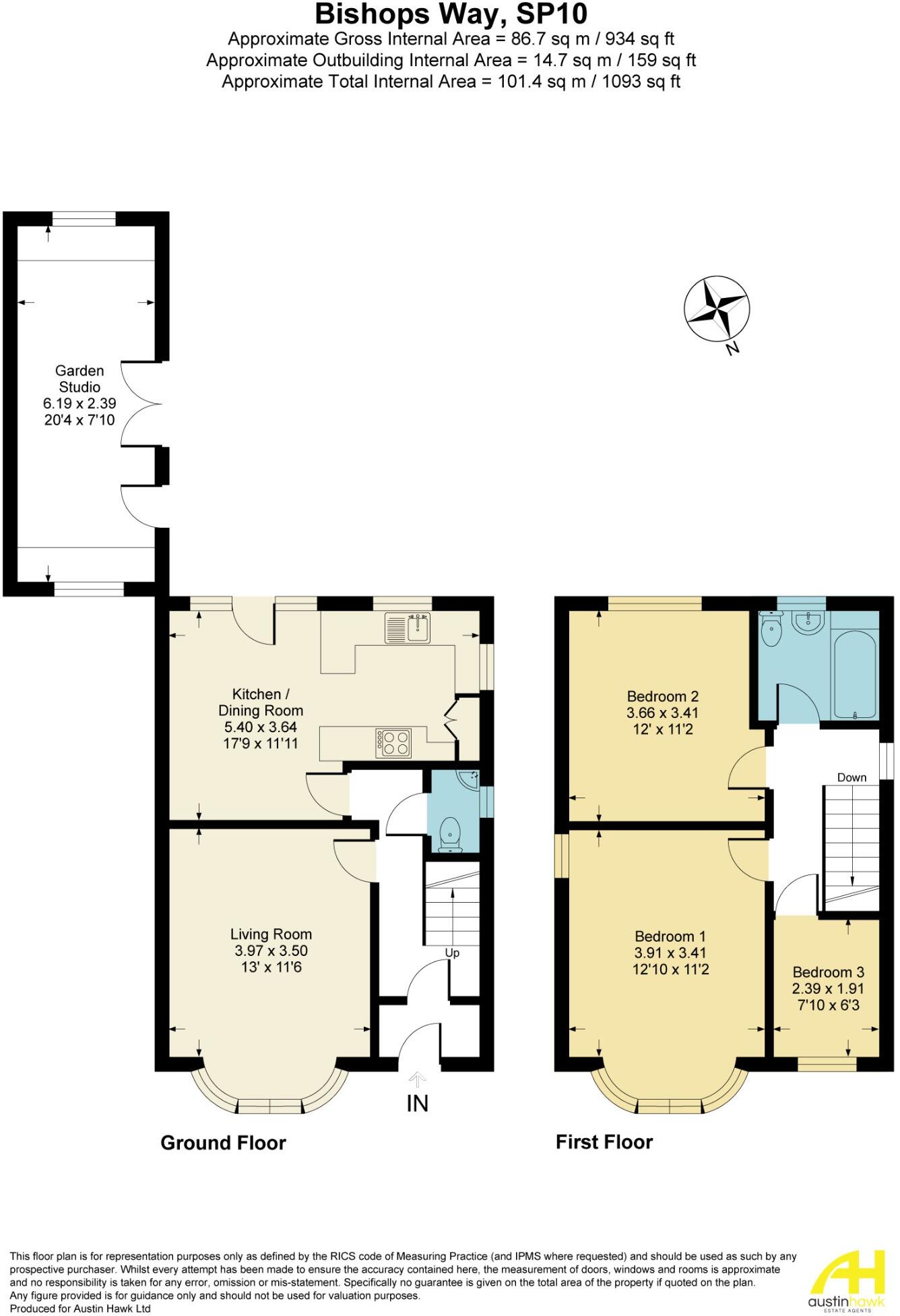 Bishops Way, Andover. SP10 3EH floorplan