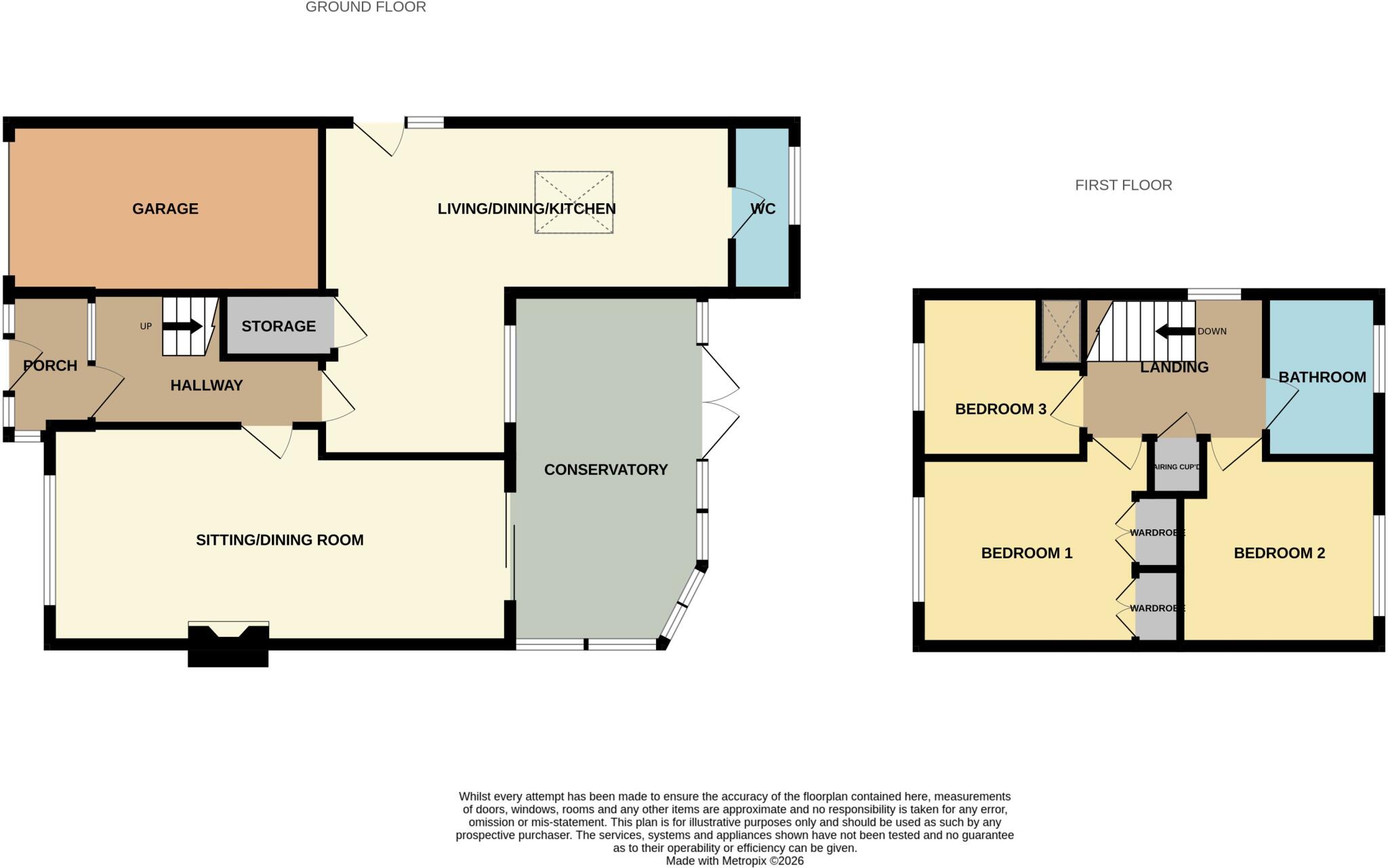 Leys Close, Barrowby, Grantham floorplan