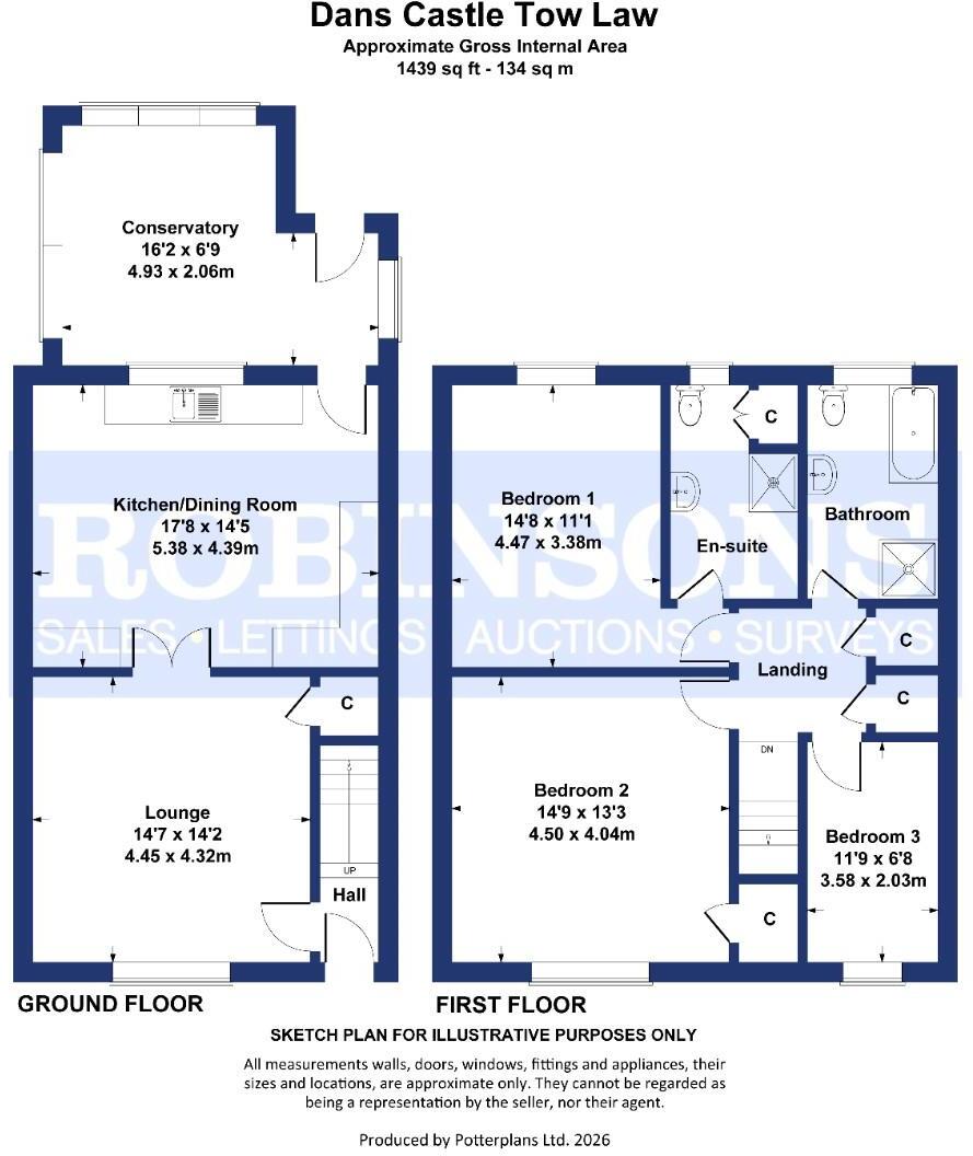 Dans Castle, Tow Law, Bishop Auckland floorplan
