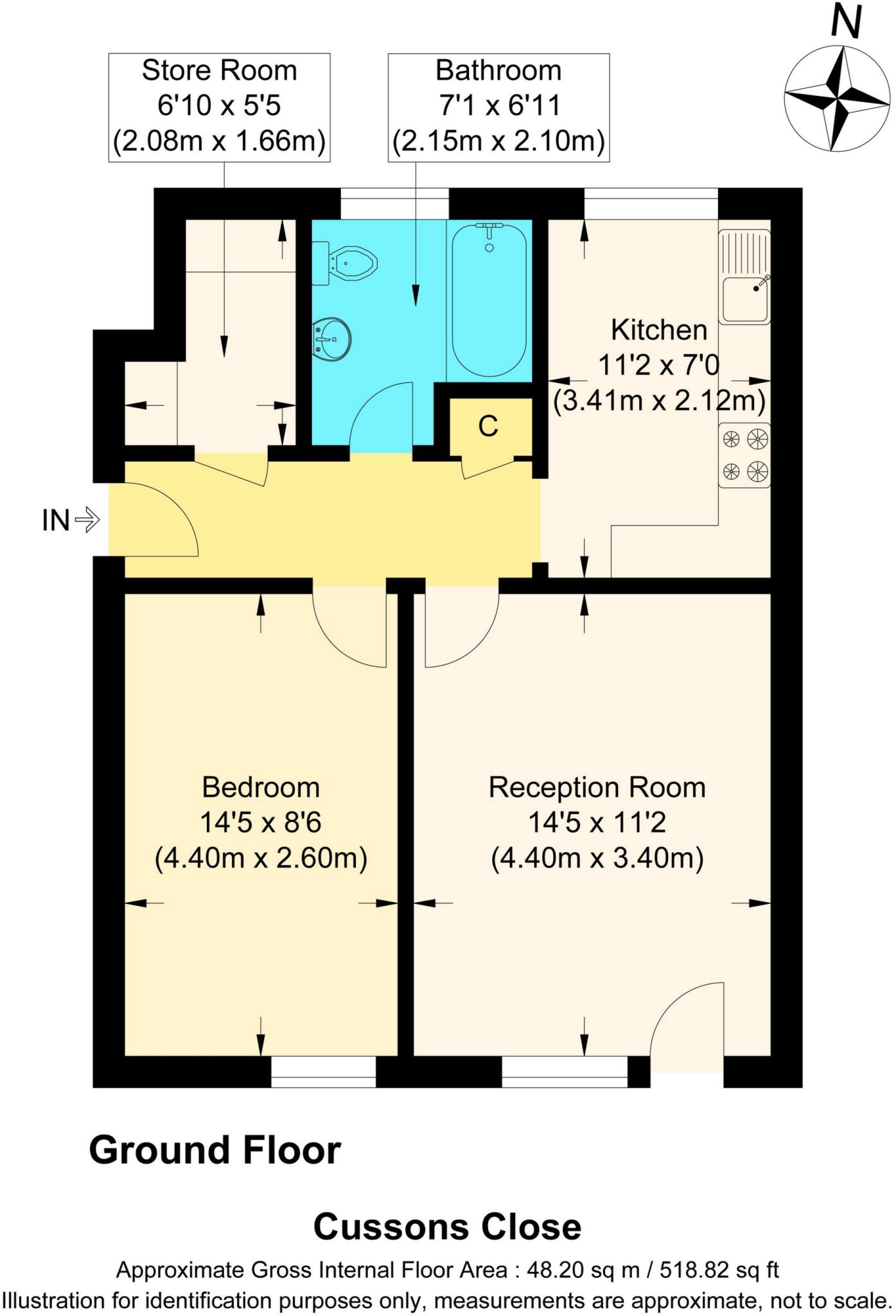 Cussons Close, West Cheshunt, EN7 floorplan