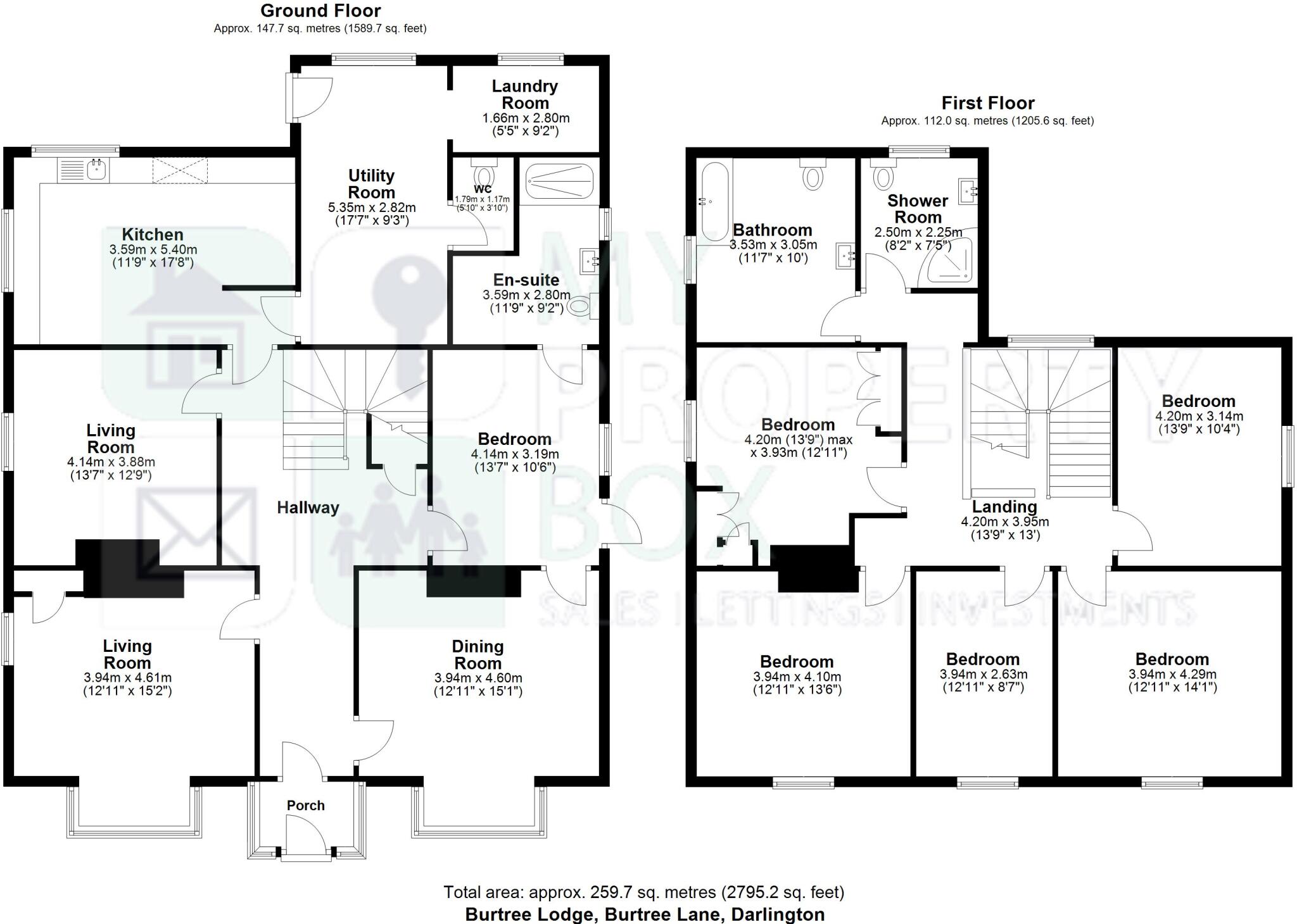 Burtree Lane, Darlington floorplan