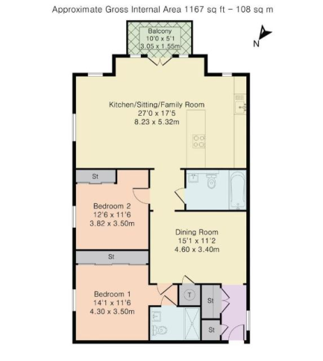 Hampdens Way, Watlington floorplan