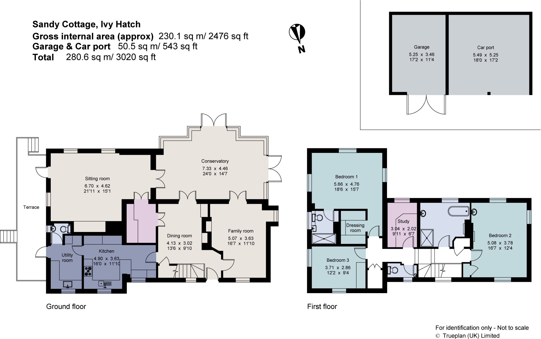 Stone Street Road, Ivy Hatch, Sevenoaks, Kent, TN15. floorplan