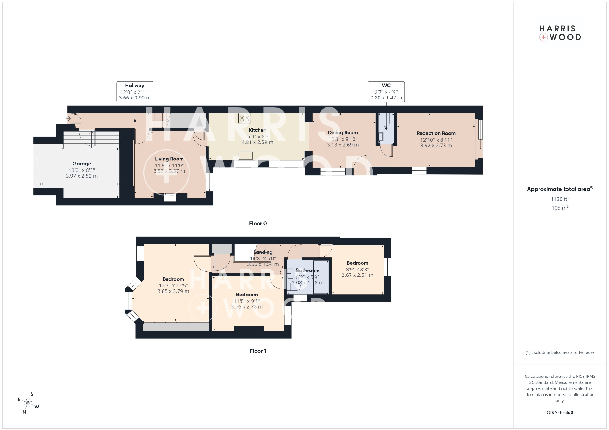 Constantine Road, Colchester, Essex, CO3 floorplan