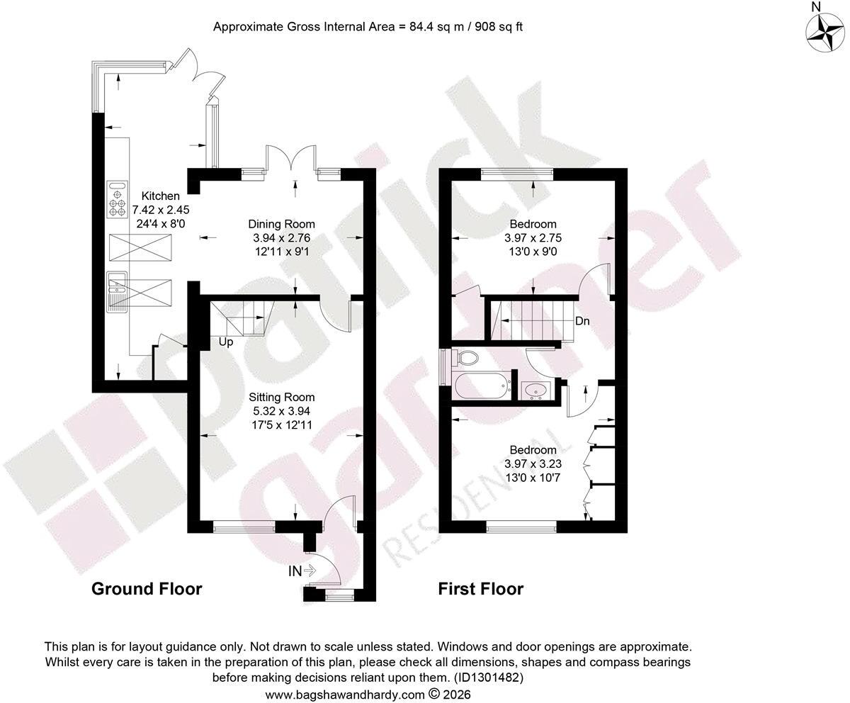 Tudor Walk, Leatherhead, KT22 floorplan
